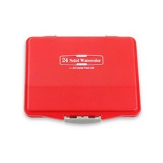 giorgione 固體水彩漆的水刷紅色盒, 24 種顏色