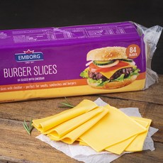 엠보그 버거 슬라이스 치즈 84매입, 1.033kg, 1개입, 1개