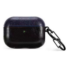 雙色Air pods保護殼+登山扣, AirPods Pro, Navy Black, 1組