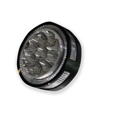 RAYNORS LED 9 光束摩托車頭燈, 黑色, 1個