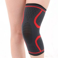 등산 피트니스 스포츠 무릎 보호대 레드, 1개