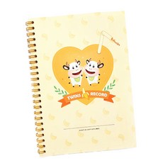 Jmilk 雙胞胎育兒日誌組 香蕉小牛, 1個, 黃色