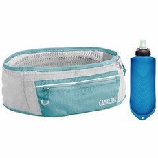 CAMELBAK 腰包+500ml水瓶組, Aqua Sea Silver(腰包)