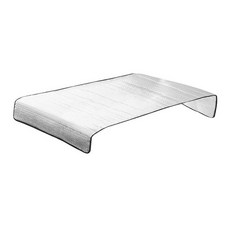 Better Buys 冷氣室外機簡易安裝固定遮罩, 銀, 1個