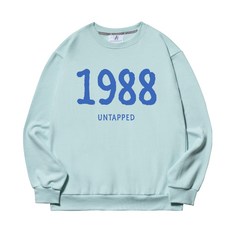 UNTAPPED 男款大尺碼1988復古大學T