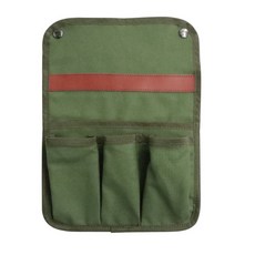 스포비젼 캠핑의자 사이드포켓 컵홀더 수납 파우치, 1개, 카키