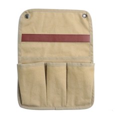 스포비젼 캠핑의자 사이드포켓 컵홀더 수납 파우치, 1개, 베이지