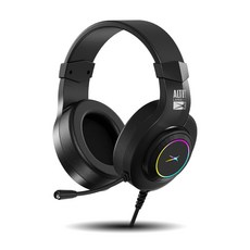 ALTEC LANSING 虛擬 7.1 聲道遊戲耳機, 黑色的, ALGH9602