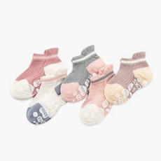 스타도어 아동용 논슬립 컬러풀 여름 양말 5족 세트