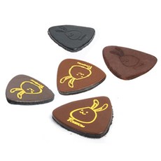 T.CUSTOM 烏克麗麗皮革彈片 隨機出貨, 5個