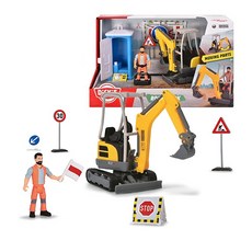 DICKIE TOYS 工程系列 道路作業 重型機具, 混合色, 1個