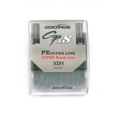 GODPOS SUPERLINE PE X8 八股編織釣魚線 300m, 軍綠色
