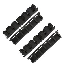 BOOMS FISHING WV0 壁掛式釣竿架 2入組, 黑色