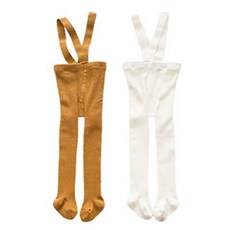 조이멀티 엠케이 여아용 꼬마 유발 스타킹 컬러 멜빵 레깅스 2p