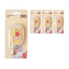 STUDIO EIGHT BT21修正帶, 隨機出貨, 4入