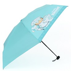 跑跑薑餅人5段手動雨傘+收納袋