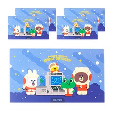 STUDIO EIGHT Line Friends記帳本, 5入, 隨機出貨