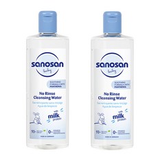 사노산 2.0 베이비 클렌징워터, 2개, 500ml