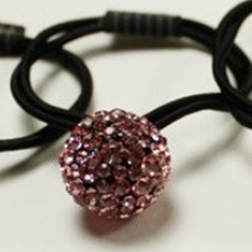 비단길 에어리스 큐빅볼 머리끈