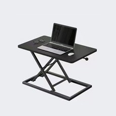 행복의모든것 스탠딩 책상 업그레이드형 6단 책상높이조절대, 블랙