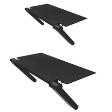 LDL MOUNT 電視 機上盒 分享器 多用途置物架 APL-S330P, 2個, 黑色