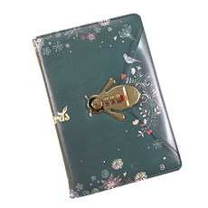 aryko 花鎖日記A5, 綠色, 1個