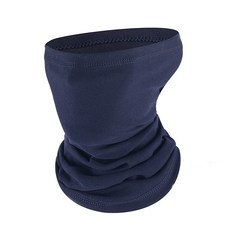 防寒刷毛運動保暖脖圍兼口罩, no3 海軍藍, 1個