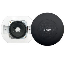 SMENC 30W 8옴 150 타공 천장 매립형 실링 스피커 블랙, SM-030SB