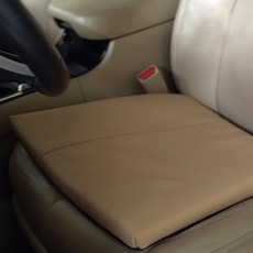 VIP 皮革記憶棉坐墊, 馬鞍棕, 1個