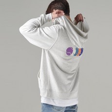 Haihu 男性網球棉混紡連帽拉鍊外套