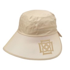 優質經典Logo亮點網眼帽, 米色