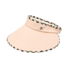 PREMIUM CHECK LOGO裝飾點綴日常高爾夫遮陽帽, 粉紅色, 1個