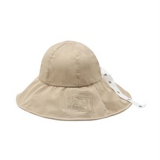 女款 LUXURY ITEM LOGO 亮點高級休閒帽, 米色