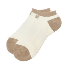 男款ESSENTIAL GOLF Logo Point棉混紡運動鞋, 米色