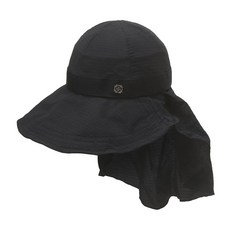 女款優質經典純色遮陽漁夫帽, 海軍