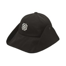DAKS 女式LONDON ITEM標誌刺繡點款式牛仔帽, 黑色