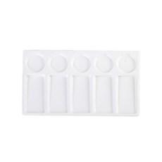 My Daily 美術水彩顏料方形調色盤, 10格, 1個