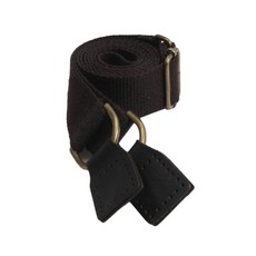 byhands 長度可調節式交叉背帶 3*78~126cm, 棕色, 1個