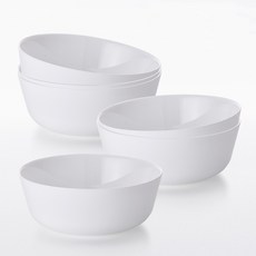 pyrex 牛奶玻璃餐碗, 乳白色, 6入