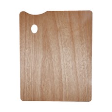 My Daily原木美術顏料調色板核桃木方形 40*50cm, 1個