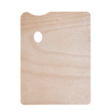 My Daily 原木美術顏料調色盤 木製矩形 30 x 40 cm, 1個