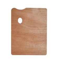 Mydaily 原木美術顏料調色盤 胡桃木方形 30 x 40 cm, 1個