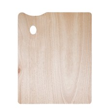 마이데일리 원목 미술 물감 팔레트 우드 사각형 40 x 50 cm, 1개