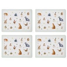 [쿠팡수입] 포트메리온 로얄우스터 워렌데일 테이블매트 4p 세트, 혼합색상