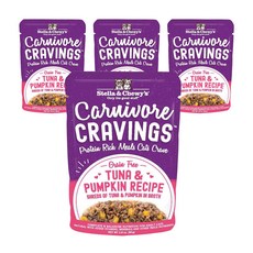 스텔라앤츄이스 어덜트 고양이 카니보어 크레이빙스 습식사료, 참치+호박, 80g, 4개 반려동물용품/고양이 사료 반품 최저가 13,500원