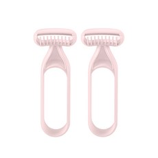 新新沙龍 長毛也OK 輕鬆除毛器 粉紅色, 2個, 1入