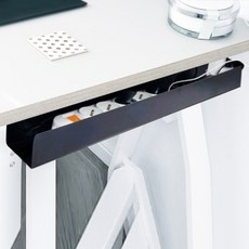 G-mounT 安裝多插頭托盤插座 GMT-CT1 + 紮帶 4 件套, 1組, 霧面黑