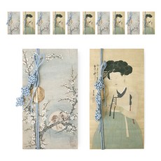 indi.k 美人圖民畫紅包袋 + 銀河結繩組, 混合顏色, 6套