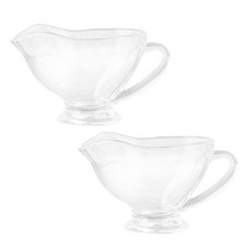 홈카페 홈바 소스 보트, 투명, 2개