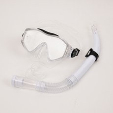 DIVEPRO 成人面罩通氣管 M9530A, 白色的